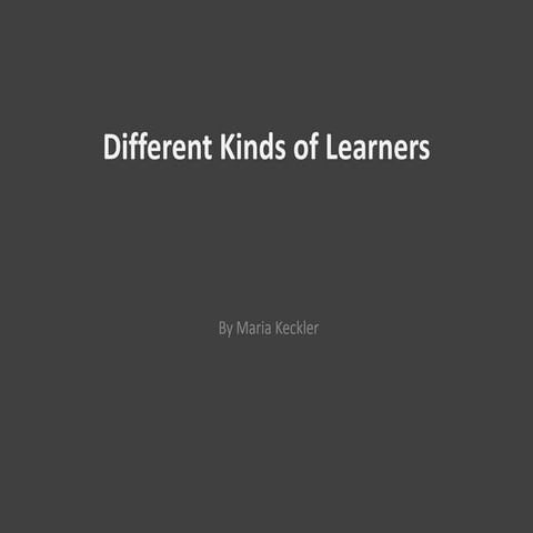 1b introduction to learning styles