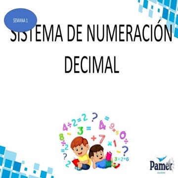 SISTEMA DE NUMERACION DECIMAL | PPTX