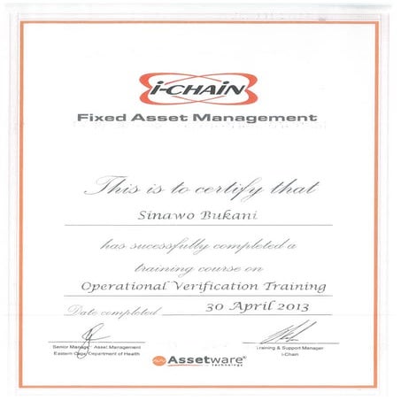 Service Certificate | PDF