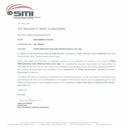 SEGi Testimonial | PDF