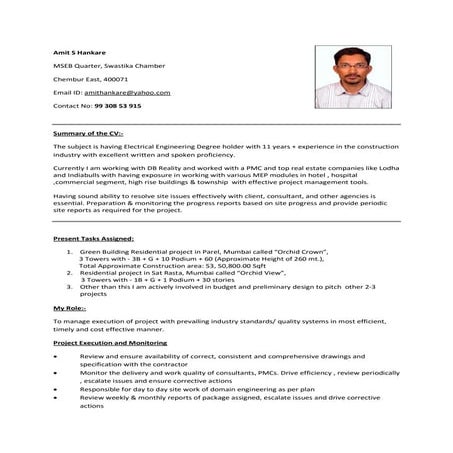 MEP Service profile | PPTX