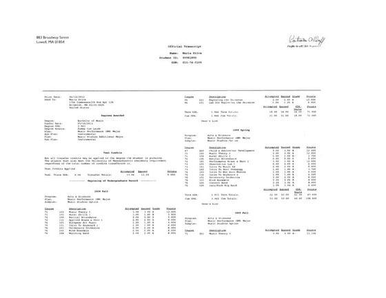BCCC completed-transcript | PDF