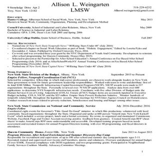Allison Weingarten resume December ...