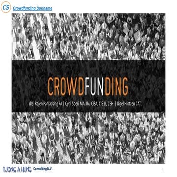 Crowdfunding presention 13.07.16