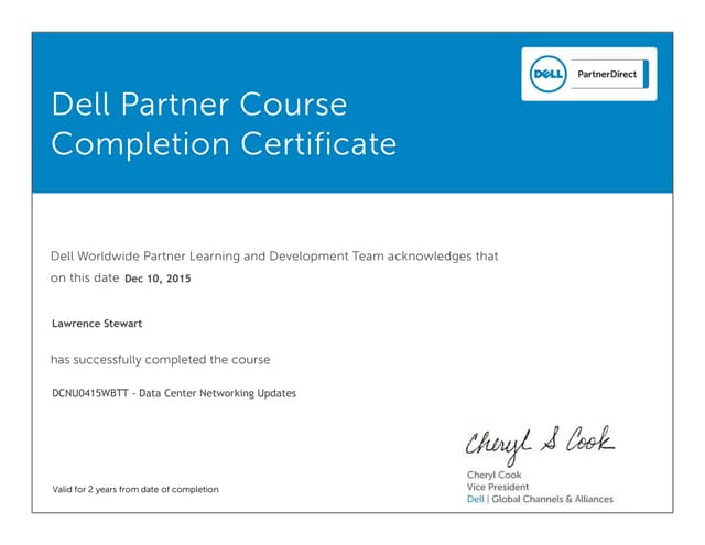  Dell Partner Training