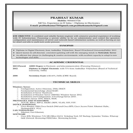 Prabhat kumar_System Admin