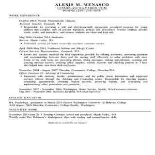Alexis Menasco Resume jANUARY 2016