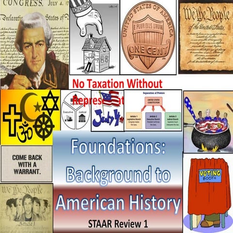 (1) background to american history