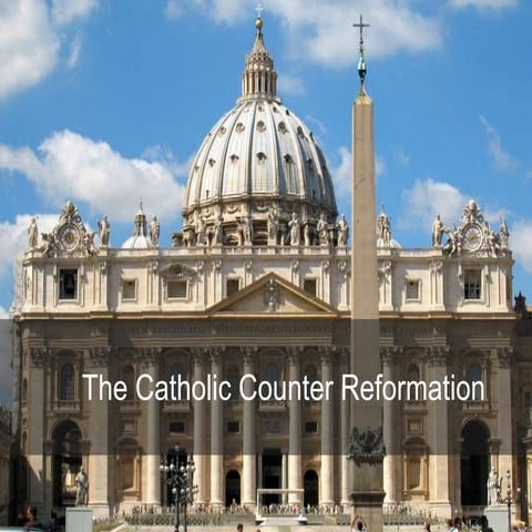Baroque 1:  The Counter Reformation