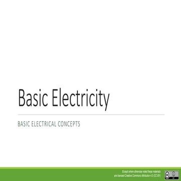 Unit 1 Electrical Circuits and independent source | PPTX