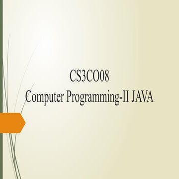 Introduction to JVM IDE and JDK and other elements | PPTX