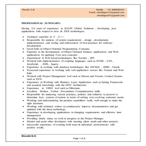 shruthi correct resume