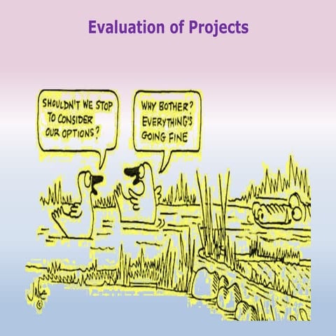 1 b, evaluation of project