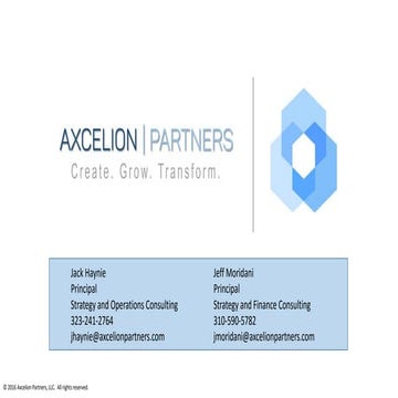 Axcelion Partners Introduction
