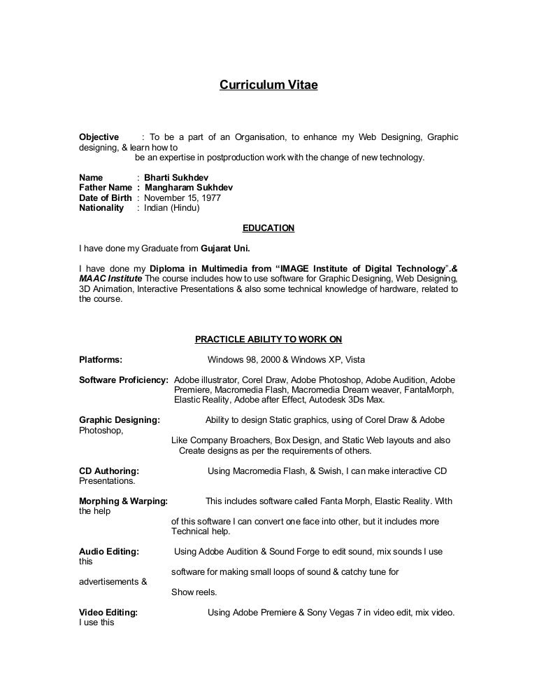 1 bharti sukhdev resume