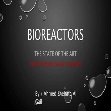 Bioreactors