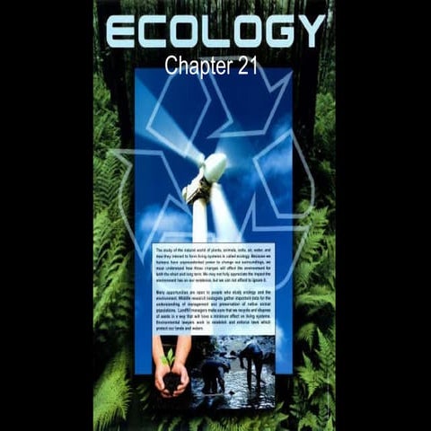 Chapter 21 Ecology Lesson 1 - Biotic and abiotic factors