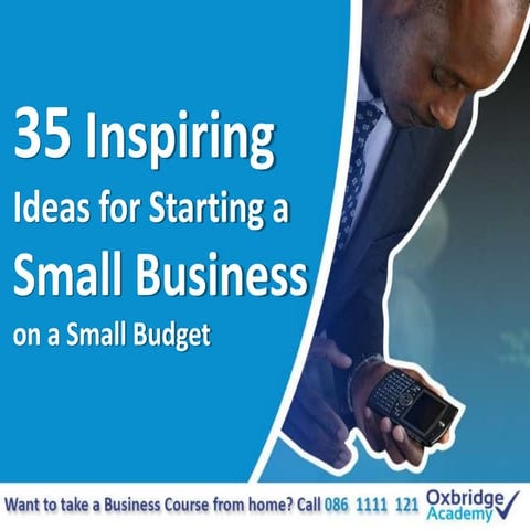 35 Inspiring Small Business Ideas to Start on a Small Budget