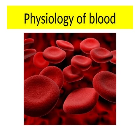 Biochemistry.       Topic name:   Blood.