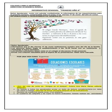 1º básico a   semana del 13 al 17 junio ok