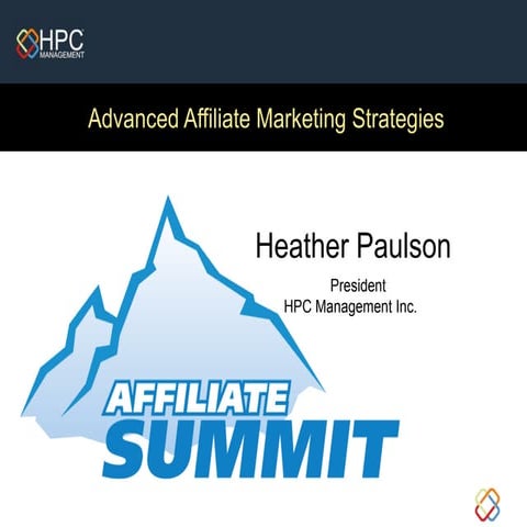 Advanced Affiliate Marketing Strategies