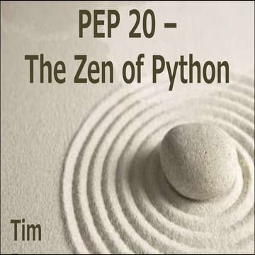 Zen of Python | PPT