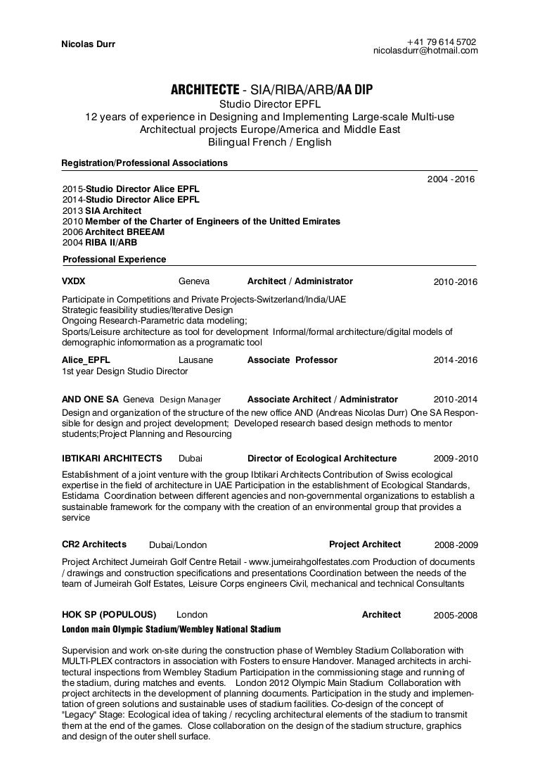 Combined Resume