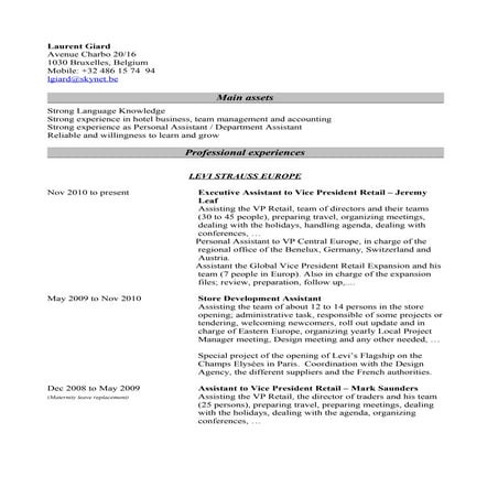 C-V english Laurent Giard