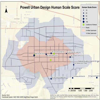 Human Scale Map