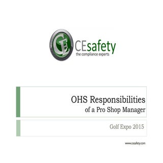 Golf Expo Presentation 2015