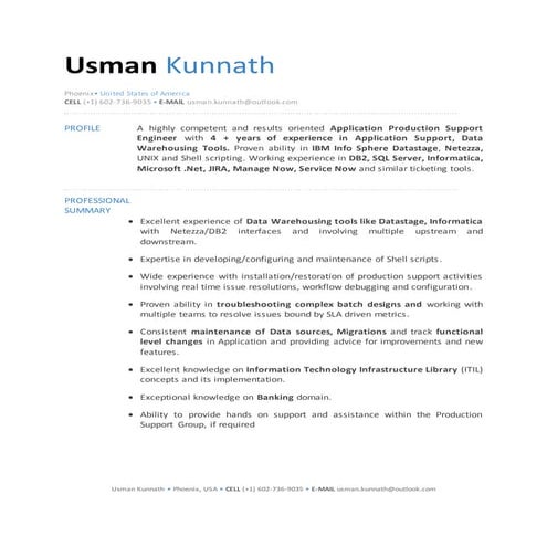 Usman_Kunnath_Resume_Production_Support_Engineer
