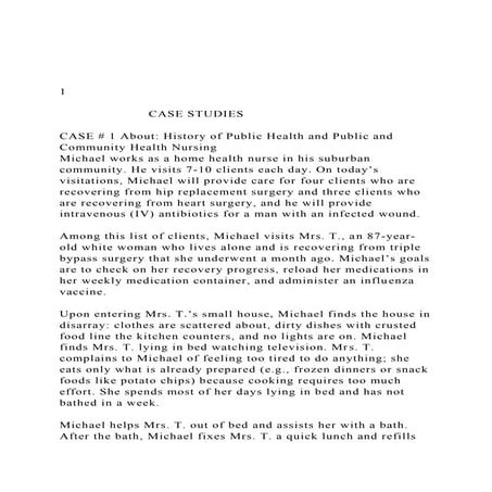 1CASE STUDIESCASE # 1 About History of Public Heal.docx