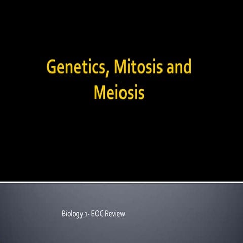 #1 castro mitosis meiosis and genetics