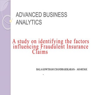 Fraud Analysis