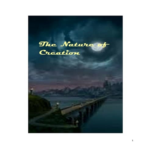 The Nature of Creation