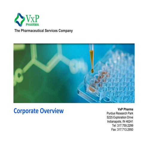 VxP Corporate Presentation CORP-A