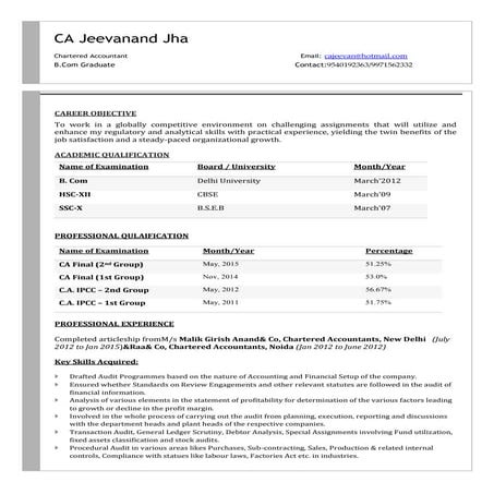 CA Jeevan | PDF