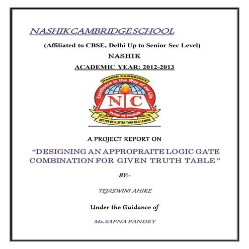 NASHIK CAMBRIDGE SCHOOL