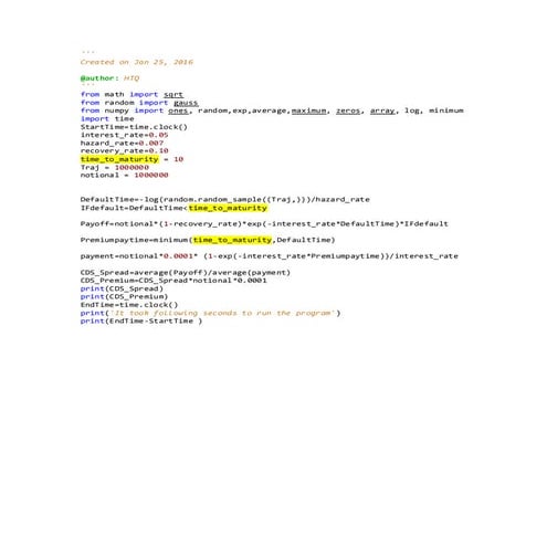 PYTHON_CDS_SPREAD_CALCULATIOn | PDF