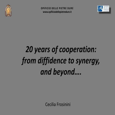 Cecilia Frosinini, OPD