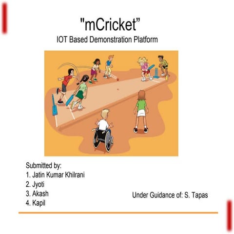M cricket project report | PDF