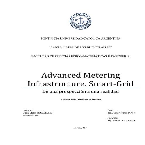 Trabajo Final Juan Boggiano 08-09-2015 AMI-Smart Grid-IoT 