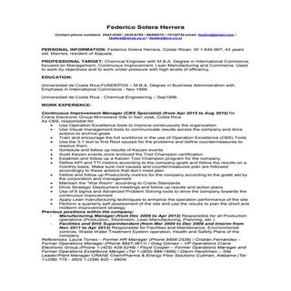 RRHH - Federico Solera Resume 04.2016