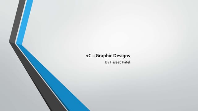 1 c – graphic designs