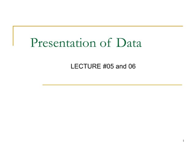 1) Chapter#02 Presentation of Data.ppt