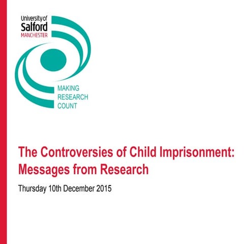 Controversies of child imprisonment