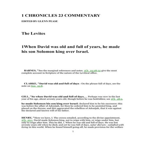 1 chronicles 22 commentary | PDF
