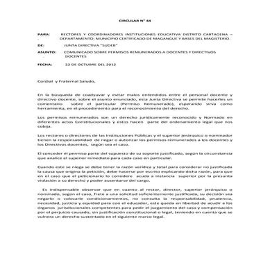 1 circular n 44 de 2013