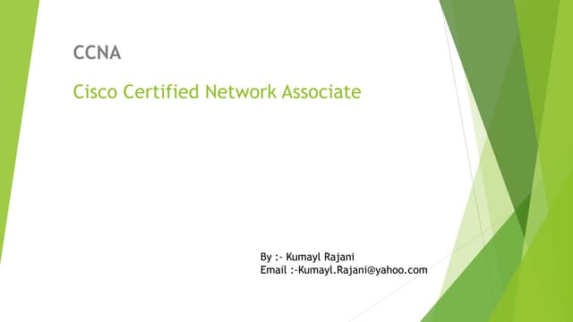 CCNA (Cisco Certified Network Associate)