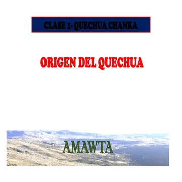 Curso de quechua 1 | PDF